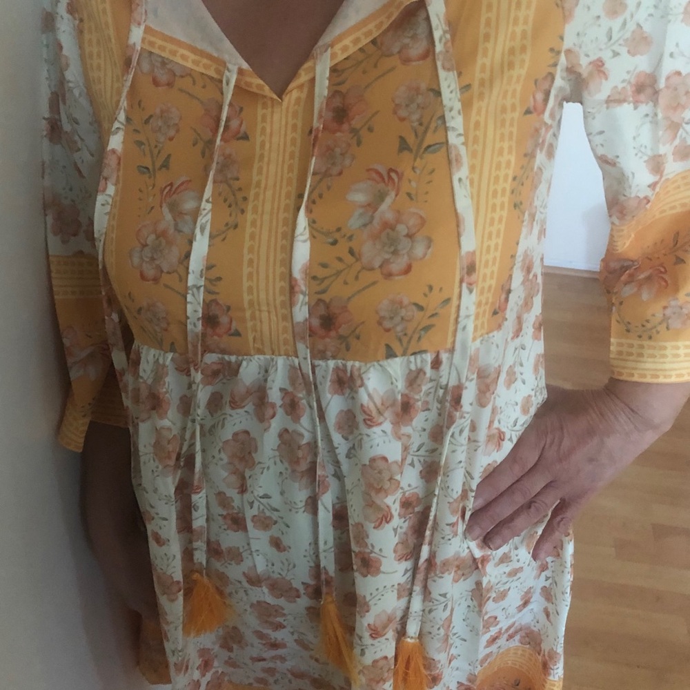 Daisies Print Dress